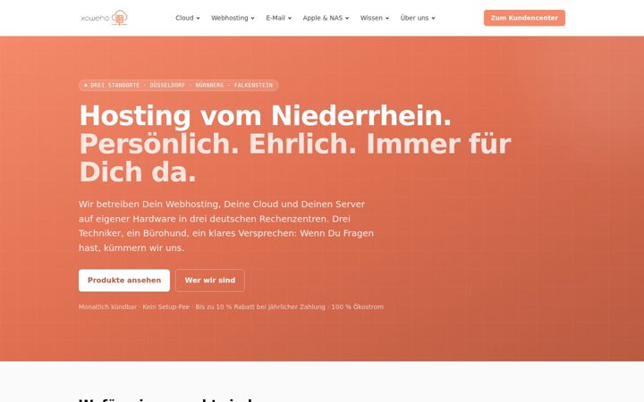 Screenshot of xaweho.de