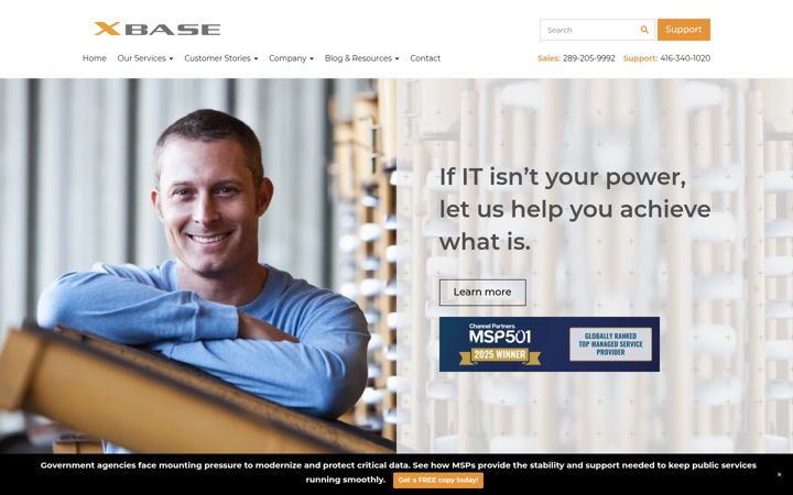 Screenshot of xbase.com