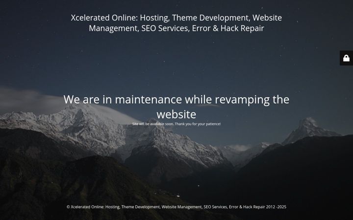 Screenshot of xceleratedonline.net