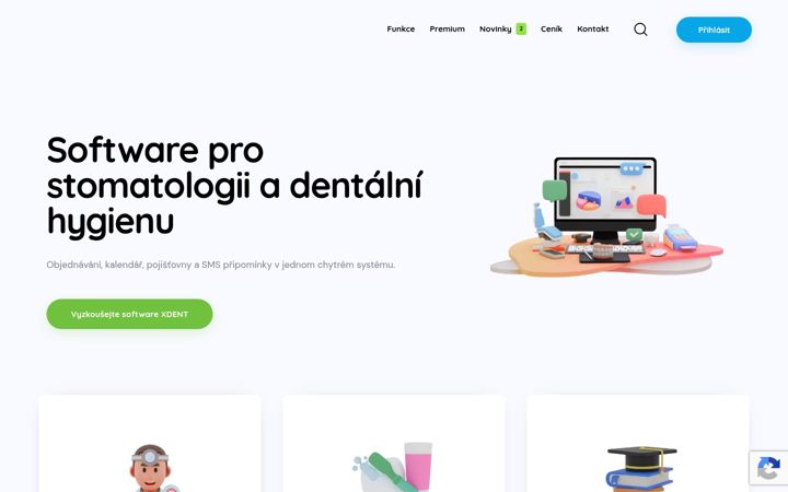 Screenshot of xdent.cz