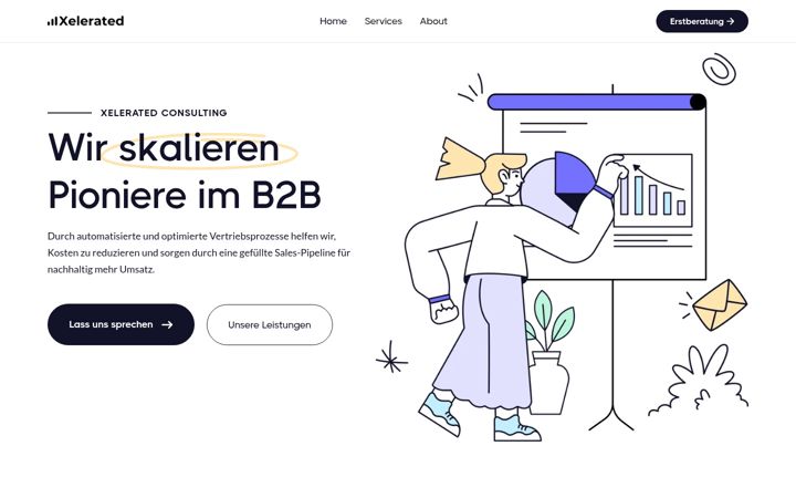 Ekraanipilt saidist xelerated-consulting.de