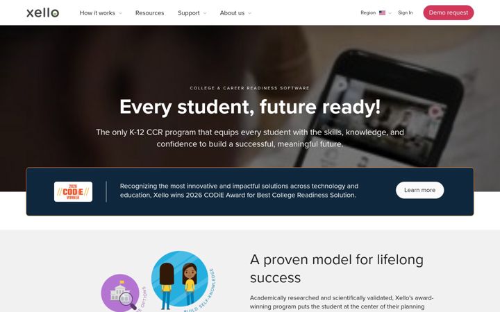 Screenshot of xello.world