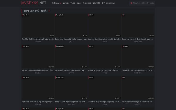 Screenshot of xemphim69.com