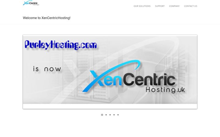 Screenshot of xencentrichosting.uk
