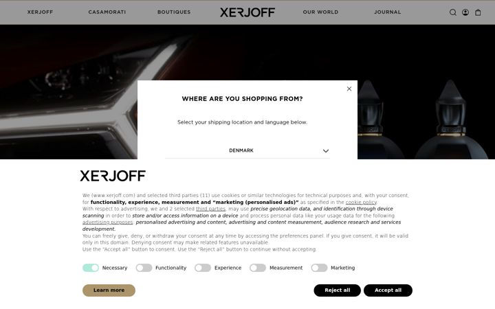 Screenshot of xerjoff.com