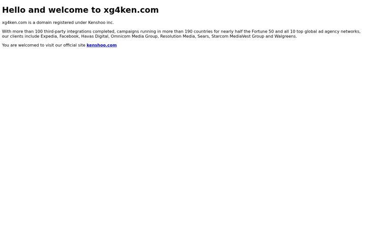 Skærmbillede af xg4ken.com