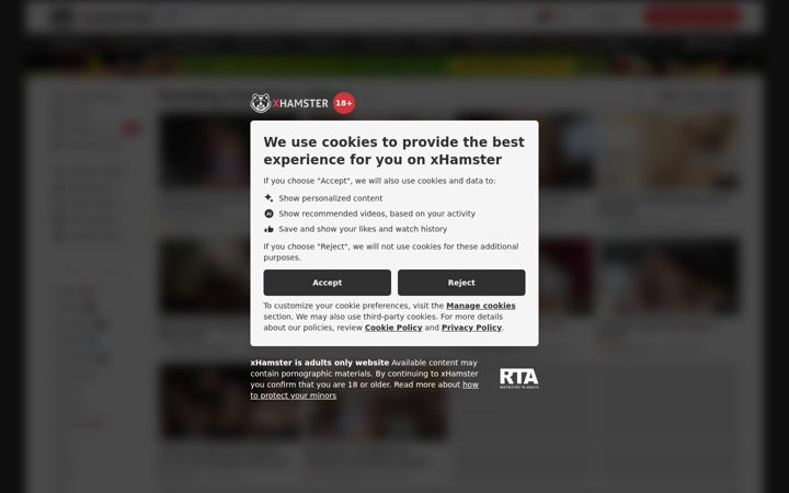 Zrzut ekranu xhamster2.com