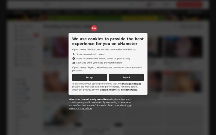 Posnetek zaslona xhamster3.com