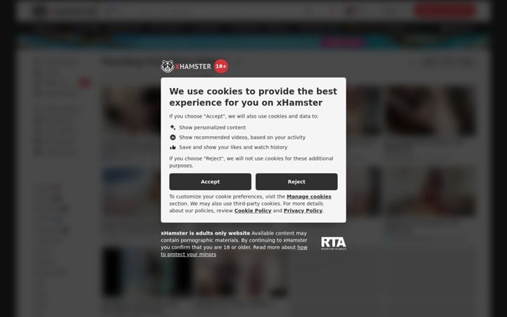 Skjermbilde av xhamster43.desi
