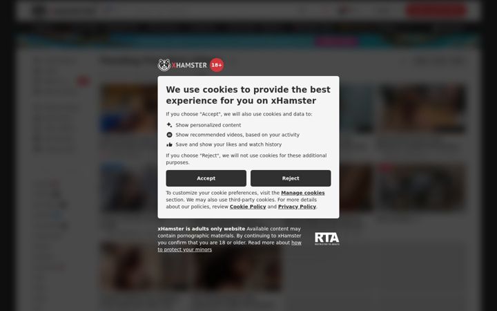 Screenshot of xhclub.blog