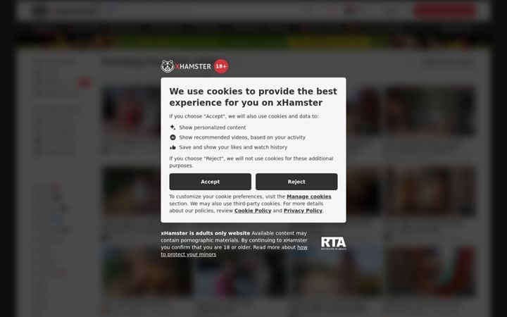 Skærmbillede af xhfuck.com