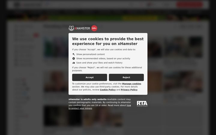 Screenshot ta' xhspot.com