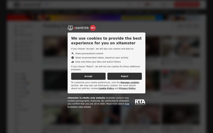 Skærmbillede af xhvid.com