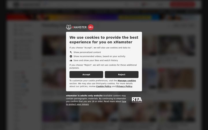 Screenshot di xhwebsite5.com