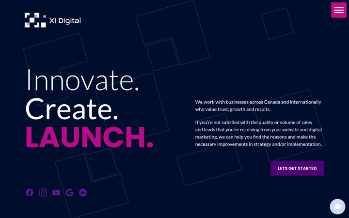 Screenshot of xi-digital.com