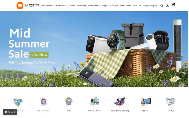Screenshot of xiaomisale.com