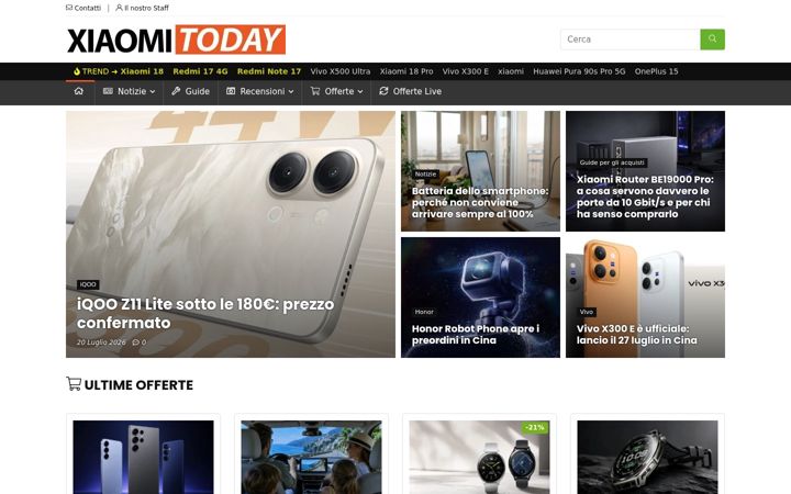 Screenshot of xiaomitoday.it