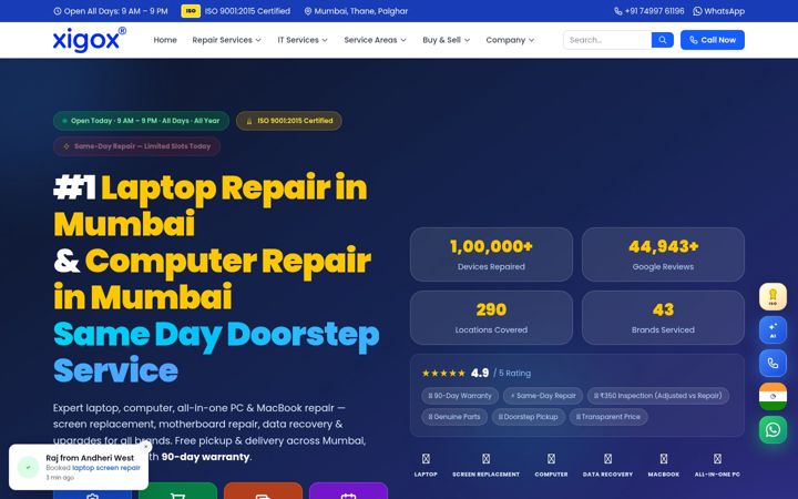 Screenshot of xigox.com