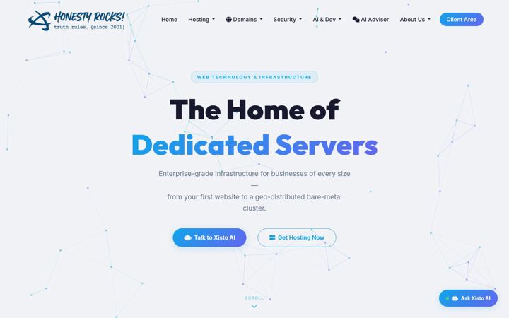Screenshot of xisto.com