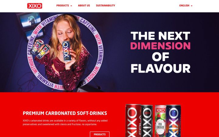 Zrzut ekranu xixodrinks.com