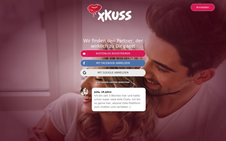 Screenshot of xkuss.com