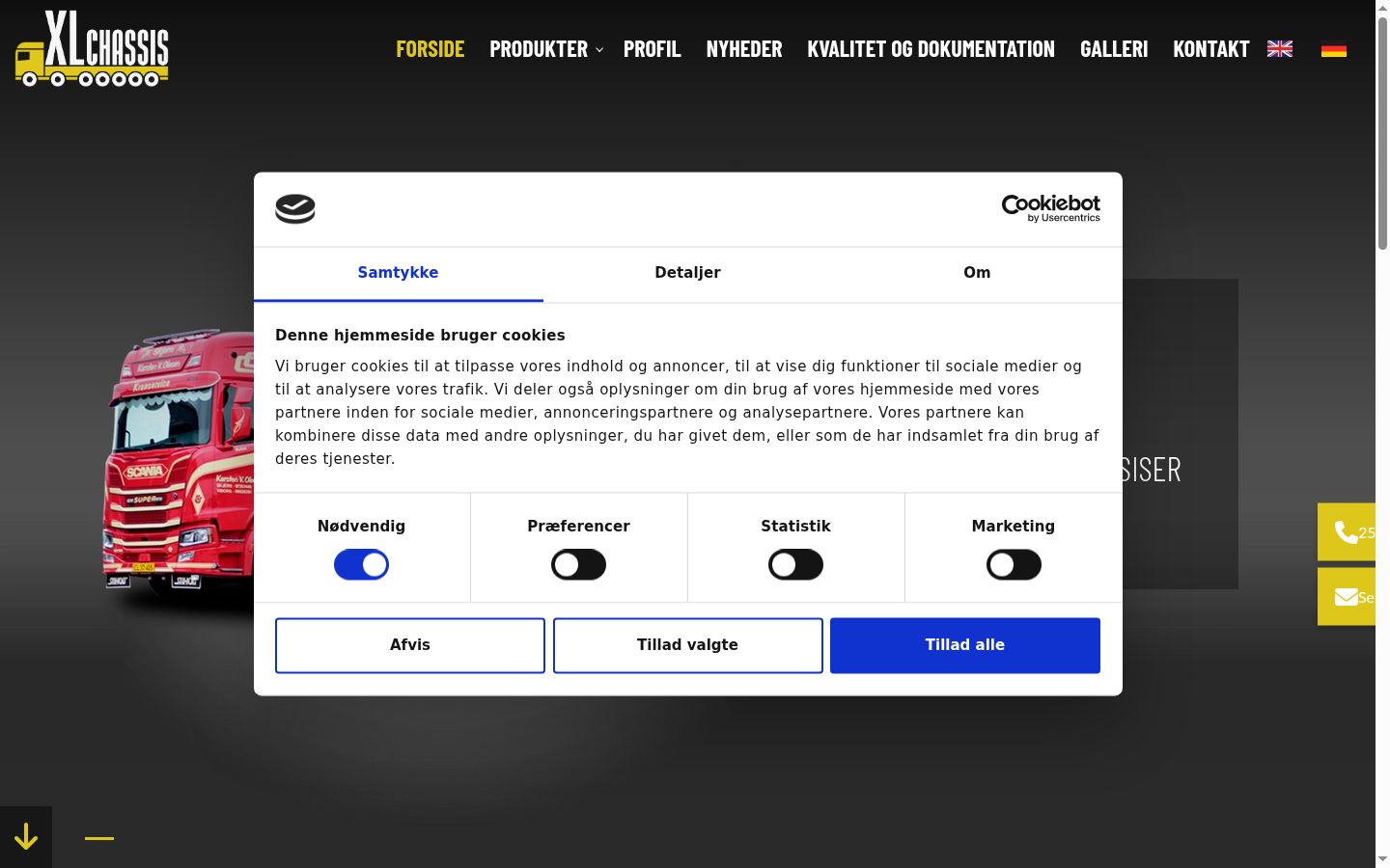 Screenshot des Einwilligungsbanners vor jeglicher Interaktion