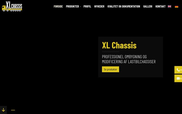 Screenshot of xlchassis.dk