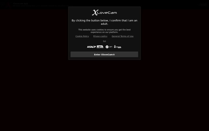 Ekrano kopija xlovecam.com