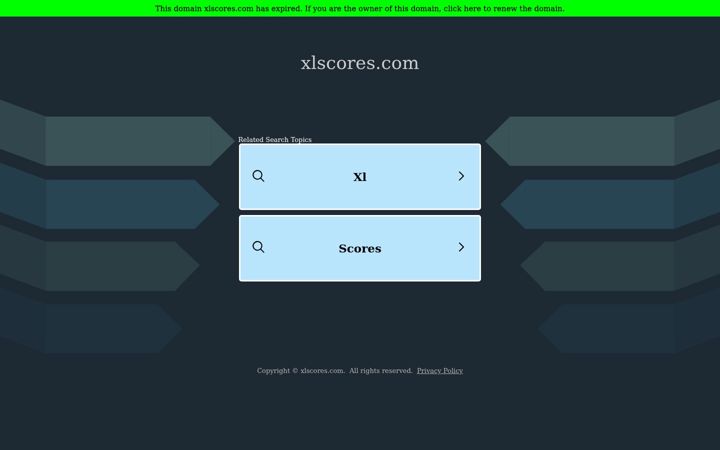 xlscores.com