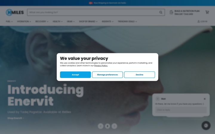Screenshot of xmiles.co.uk