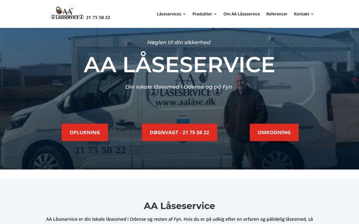 Zrzut ekranu xn--aalse-ora.dk