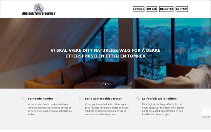 Screenshot of xn--abelsentmrerserviceas-xfc.no