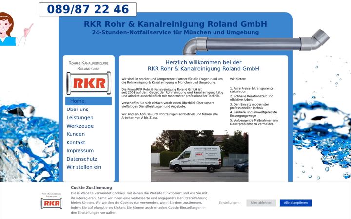 Screenshot ta' xn--abflussreinigung-mnchen-tpc.de