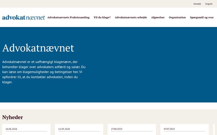 Screenshot του xn--advokatnvnet-edb.dk