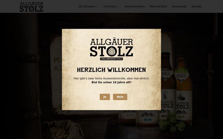 Screenshot di xn--allguer-stolz-efb.de