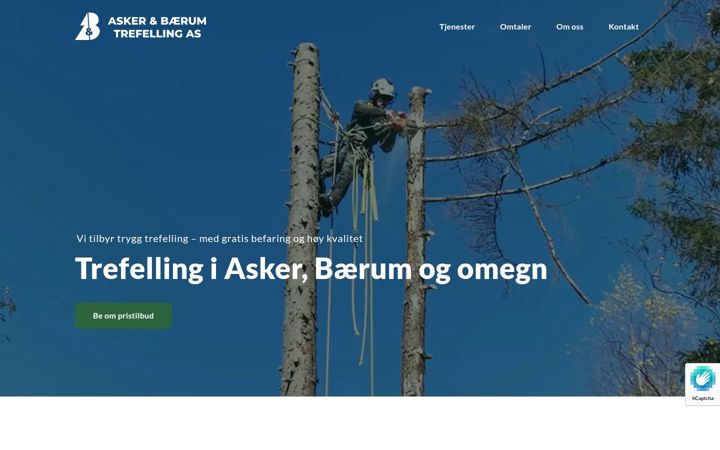 Kuvakaappaus sivustosta xn--askerogbrumtrefelling-m3b.no