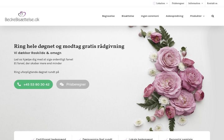 Captură de ecran a xn--bedrebisttelse-7ib.dk