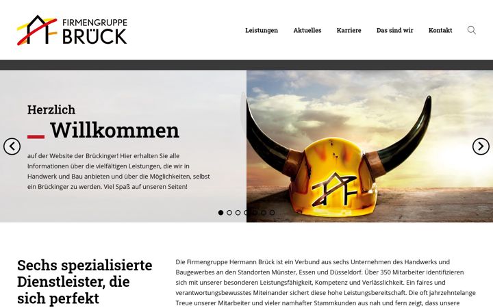 Zrzut ekranu xn--brck-generalbau-ag-n6b.de