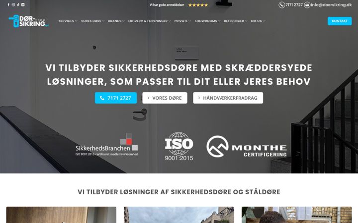 Skärmbild av xn--drsikring-l8a.dk