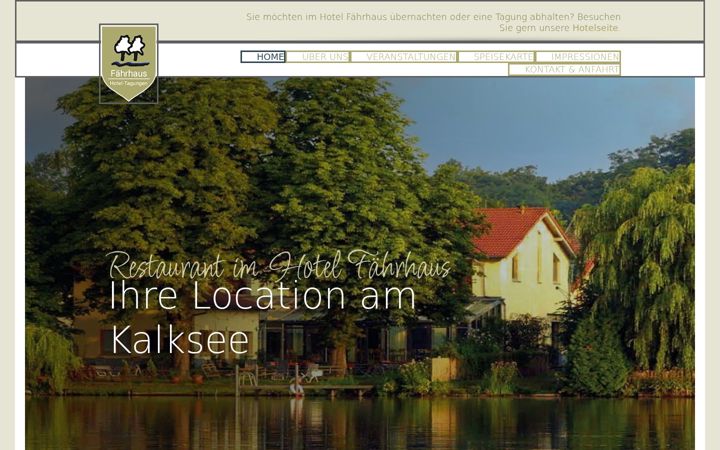 Screenshot of xn--fhrhaus-restaurant-ltb.de
