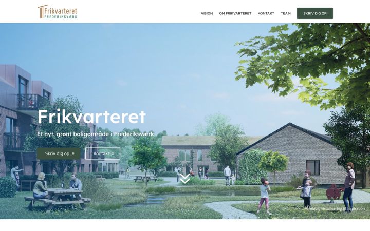 Kuvakaappaus sivustosta xn--frikvarteretfrederiksvrk-rdc.dk