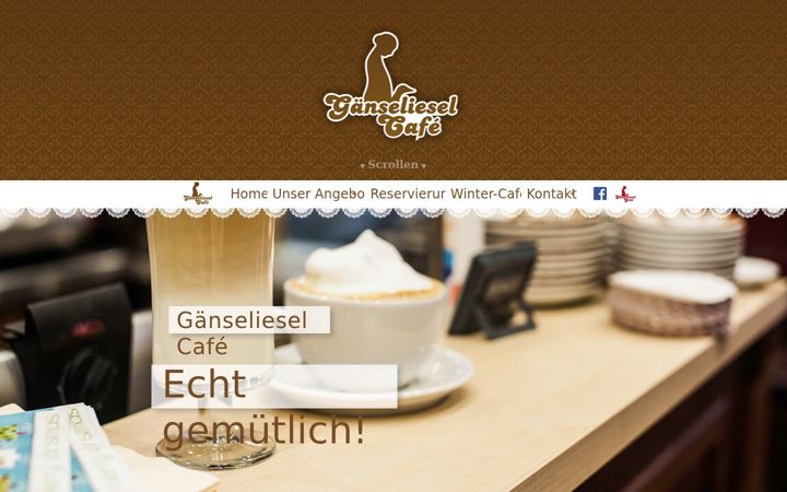 Skærmbillede af xn--gnseliesel-cafe-0kb.de