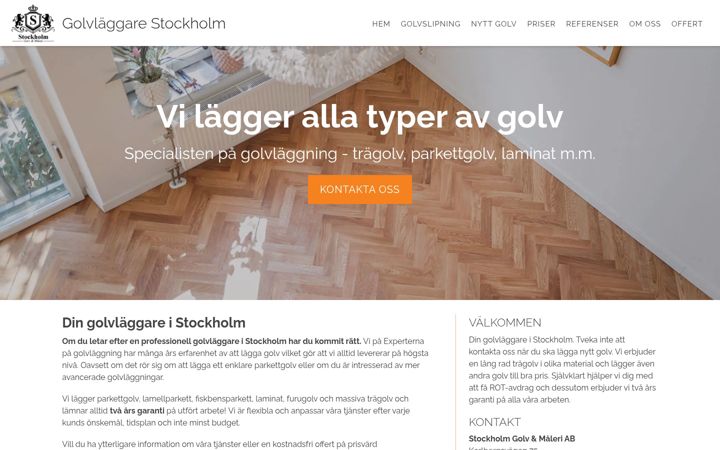 Screenshot of xn--golvlggarestockholm-kwb.net