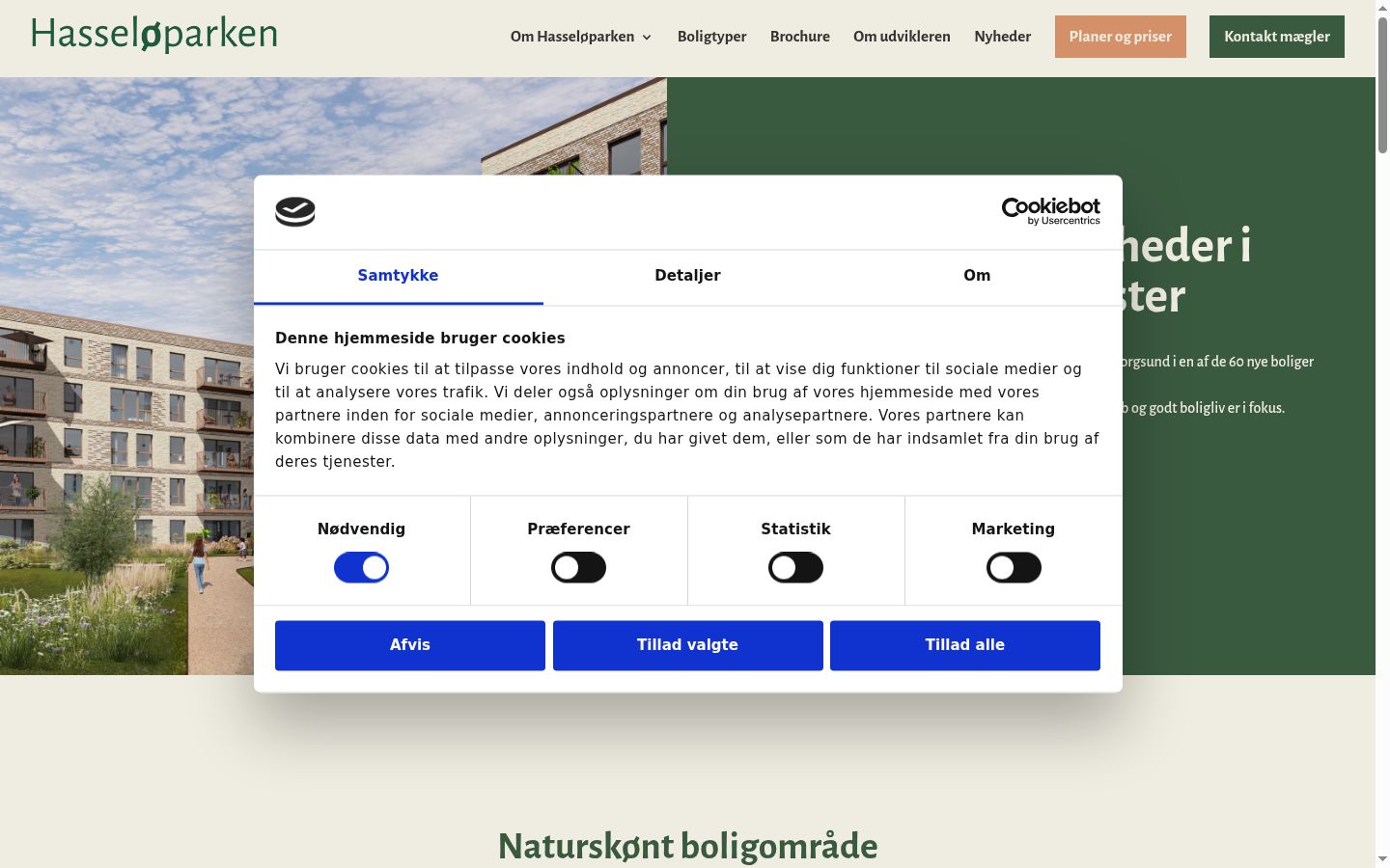 Snímek obrazovky baneru souhlasu zobrazeného před jakoukoli interakcí