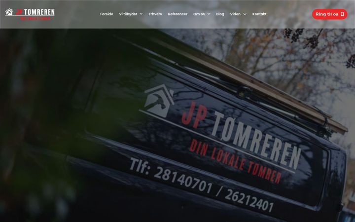 Screenshot van xn--jptmreren-n8a.dk