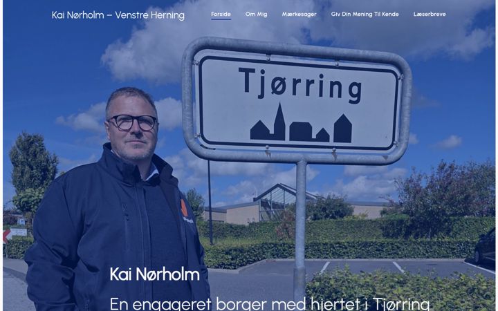 Kuvakaappaus sivustosta xn--kainrholm-o8a.dk