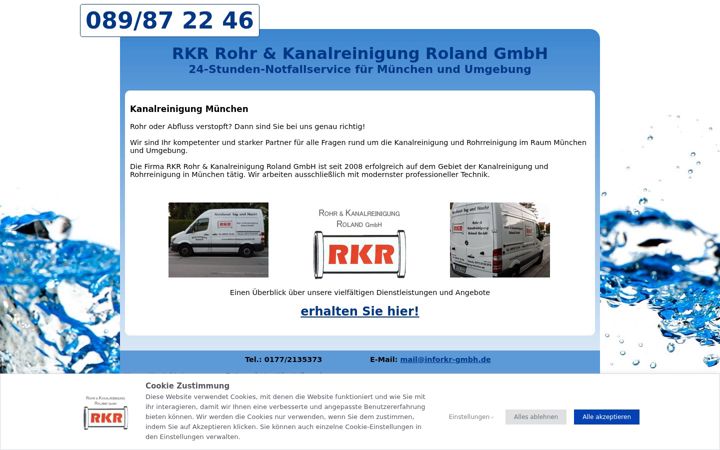 Snímek obrazovky xn--kanalreinigung-mnchen-oic.de