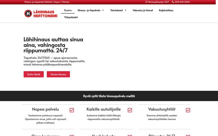 Screenshot του xn--lhihinaus-v2a.fi