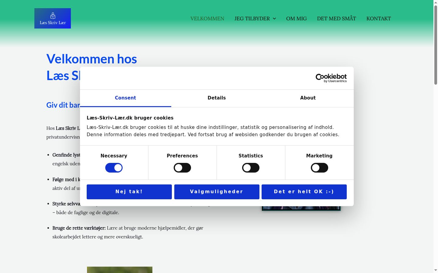 Skjámynd af samþykkisborðanum eins og hann birtist áður en nokkur samskipti fóru fram