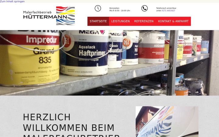 Screenshot of xn--maler-httermann-5vb.de